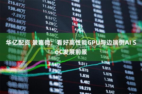 华亿配资 景嘉微：看好高性能GPU与边端侧AI SoC发展前景