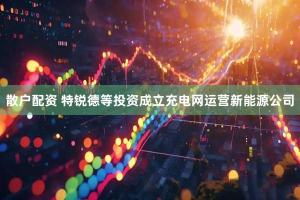 散户配资 特锐德等投资成立充电网运营新能源公司